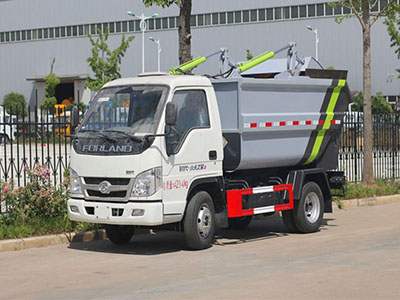 福田小卡5方国六挂桶垃圾车