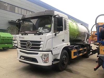 国六东风专底D3吸污车（10方）