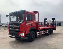 国六东风华神T5后八轮平板车