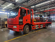 国六解放J6单桥平板运输车