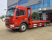 国六解放龙V单桥平板运输车