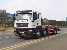 重汽汕德卡前四后八勾臂垃圾车