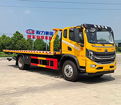 国六东风华神一拖二清障车