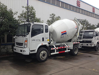 重汽豪曼3-5方搅拌车