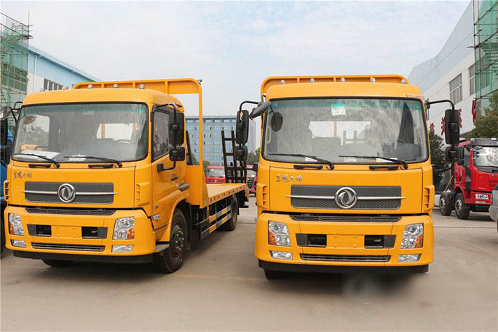 东风天锦平板运输车（拖150及以下型号挖机）