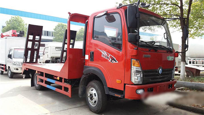 重汽王牌蓝牌平板运输车