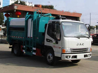 国六江淮5方挂桶垃圾车